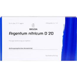 ARGENTUM NITRICUM D 20 Ampullen 8 ml