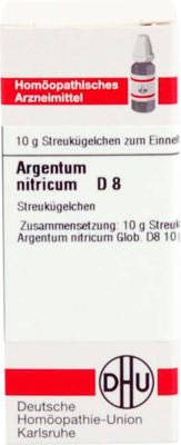 ARGENTUM NITRICUM D 8 Globuli 10 g