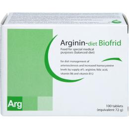 ARGININ-DIET Biofrid Tabletten 100 St.
