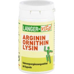 ARGININ/ORNITHIN 1000 mg/TG Kapseln 60 St. (35 g)