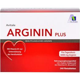 ARGININ PLUS Vitamin B1+B6+B12+Folsäure Filmtabl. 240 St. (288 g)