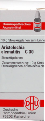 ARISTOLOCHIA CLEMATITIS C 30 Globuli 10 g