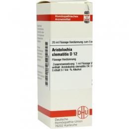 ARISTOLOCHIA CLEMATITIS D 12 Dilution 20 ml