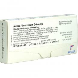 ARNICA/LEVISTICUM D 6 comp.Ampullen 8 X 1 ml Ampullen