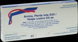 ARNICA PLANTA tota D 20/Vespa Crabro D 6 aa Amp. 8X1 ml