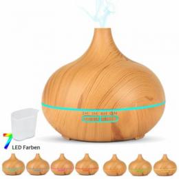 AROMA DIFFUSER Holzdesign mit LED 1 St