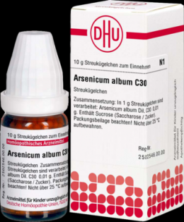 ARSENICUM ALBUM C 30 Globuli 10 g