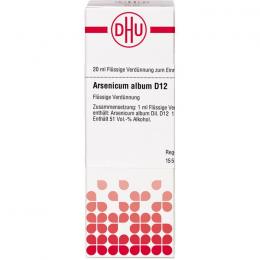 ARSENICUM ALBUM D 12 Dilution 20 ml