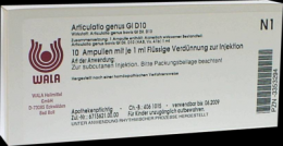 ARTICULATIO genus GL D 10 Ampullen 10X1 ml