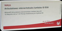 ARTICULATIONES intervertebral.lumb.GL D 30 Amp. 10X1 ml