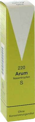 ARUM NASENTROPFEN S 220 10 g