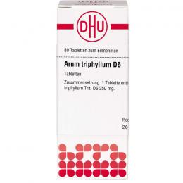 ARUM TRIPHYLLUM D 6 Tabletten 80 St.
