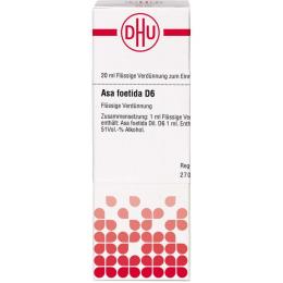 ASA FOETIDA D 6 Dilution 20 ml