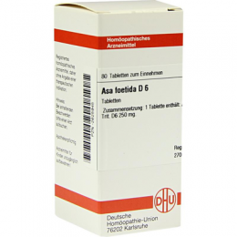 ASA FOETIDA D 6 Tabletten 80 St