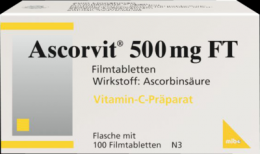 ASCORVIT 500 mg FT Filmtabletten 100 St