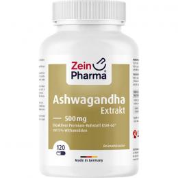 ASHWAGANDHA EXTRAKT 500 mg Kapseln 120 St.