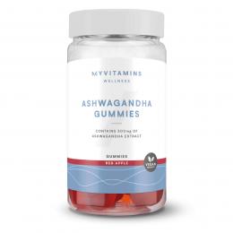 Ashwagandha-Fruchtgummis - 60Gummibärchen - roter Apfel