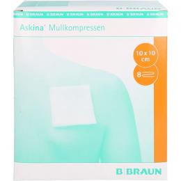 ASKINA Mullkompressen 10x10 cm steril 50 St.