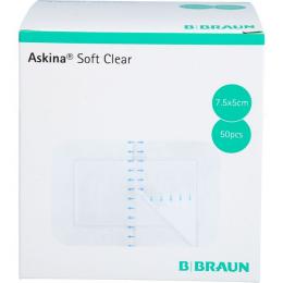 ASKINA Soft Clear Wundverband 5x7,5 cm 50 St.