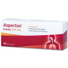 Ein aktuelles Angebot für ASPECTON Eukaps 200 mg Weichkapseln 20 St Weichkapseln Hustenlöser - jetzt kaufen, Marke Hermes Arzneimittel GmbH.