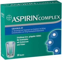 Aspirin Complex Beutel 10 St Granulat zur Herstellung einer Suspension zum Einnehmen