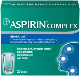 Aspirin Complex Beutel 20 St Granulat zur Herstellung einer Suspension zum Einnehmen