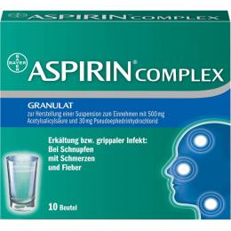 ASPIRIN Complex Btl.m.Gran.z.Herst.e.Susp.z.Einn. 10 St.