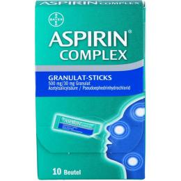 ASPIRIN Complex Granulat-Sticks 500 mg/30 mg 10 St.