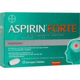 ASPIRIN Forte 1000 mg überzogene Tabletten 12 St.