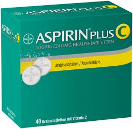 Ein aktuelles Angebot für Aspirin Plus C 40 St Brausetabletten Kopfschmerzen & Migräne - jetzt kaufen, Marke Bayer Vital GmbH Geschäftsbereich Selbstmedikation.