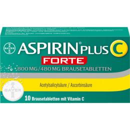 ASPIRIN plus C forte 800 mg/480 mg Brausetabletten 10 St.