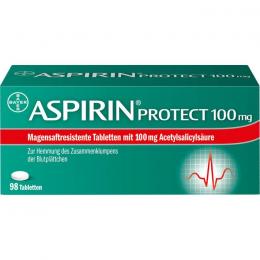 ASPIRIN Protect 100 mg magensaftres.Tabletten 98 St.