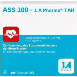 ASS 100-1A Pharma TAH Tabletten 100 St.