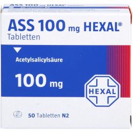 ASS 100 mg HEXAL Tabletten 50 St.