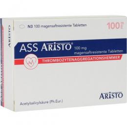 ASS Aristo 100 mg magensaftresistente Tabletten 100 St.