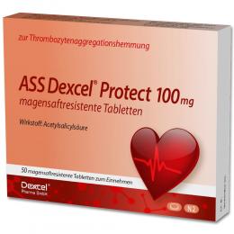 ASS Dexcel Protect 100mg Tabletten 50 St Tabletten magensaftresistent