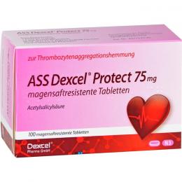 ASS Dexcel Protect 75 mg magensaftres.Tabletten 100 St.