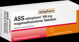 ASS-ratiopharm 100 mg magensaftres.Tabletten 100 St