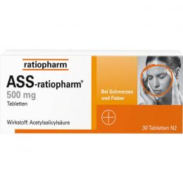 ASS-ratiopharm 500 mg Tabletten 30 St.