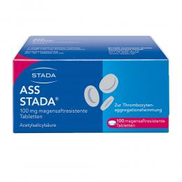 Ein aktuelles Angebot für ASS STADA 100 mg magensaftresistente Tabletten 100 St Tabletten magensaftresistent Blutverdünnung - jetzt kaufen, Marke Stada Consumer Health Deutschland Gmbh.