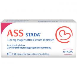 ASS STADA 100 mg magensaftresistente Tabletten 50 St.