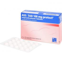 ASS TAD 100 mg protect magensaftres.Filmtabletten 100 St.