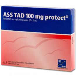 Ein aktuelles Angebot für ASS TAD 100mg protect 50 St Filmtabletten magensaftresistent Blutverdünnung - jetzt kaufen, Marke TAD Pharma GmbH.