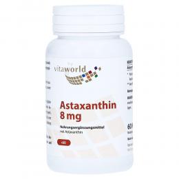 Ein aktuelles Angebot für ASTAXANTHIN 8 mg Kapseln 60 St Kapseln Nahrungsergänzungsmittel - jetzt kaufen, Marke Vita World GmbH.