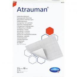 ATRAUMAN 7,5x10 cm steril Kompressen 50 St.