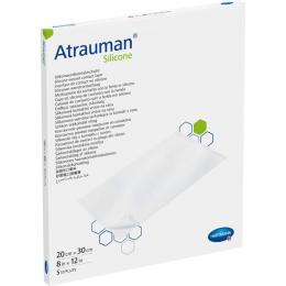 ATRAUMAN Silicone steril 20x30 cm Kompressen 5 St.