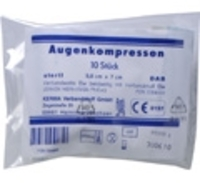 AUGENKOMPRESSEN 5,8x7 cm steril 10 St