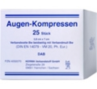 AUGENKOMPRESSEN 5,8x7 cm unsteril 25 St