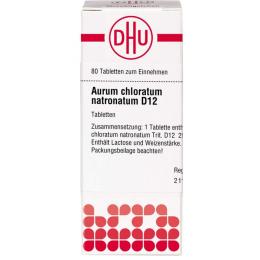 AURUM CHLORATUM NATRONATUM D 12 Tabletten 80 St.