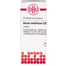 AURUM METALLICUM C 30 Tabletten 80 St.